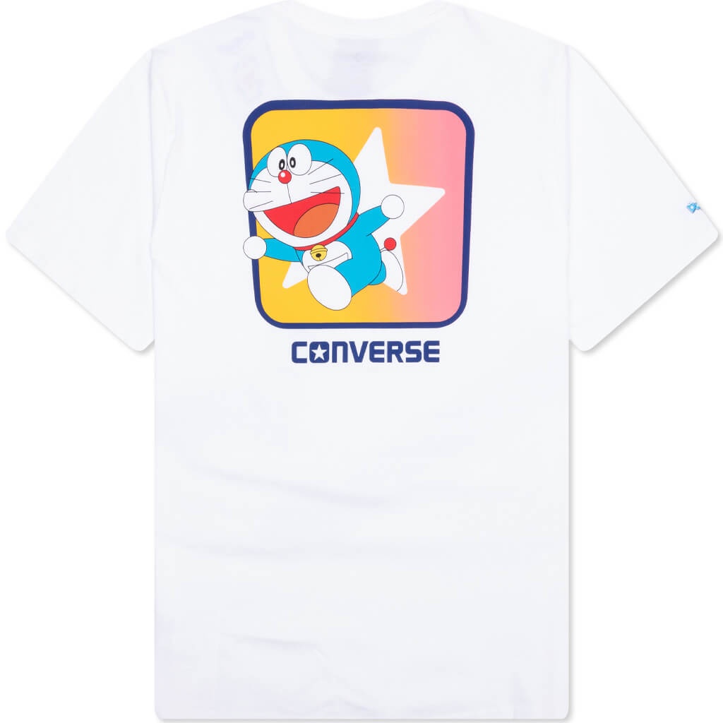CONVERSE X DORAEMON GRAPHIC TEE - WHITE - 2
