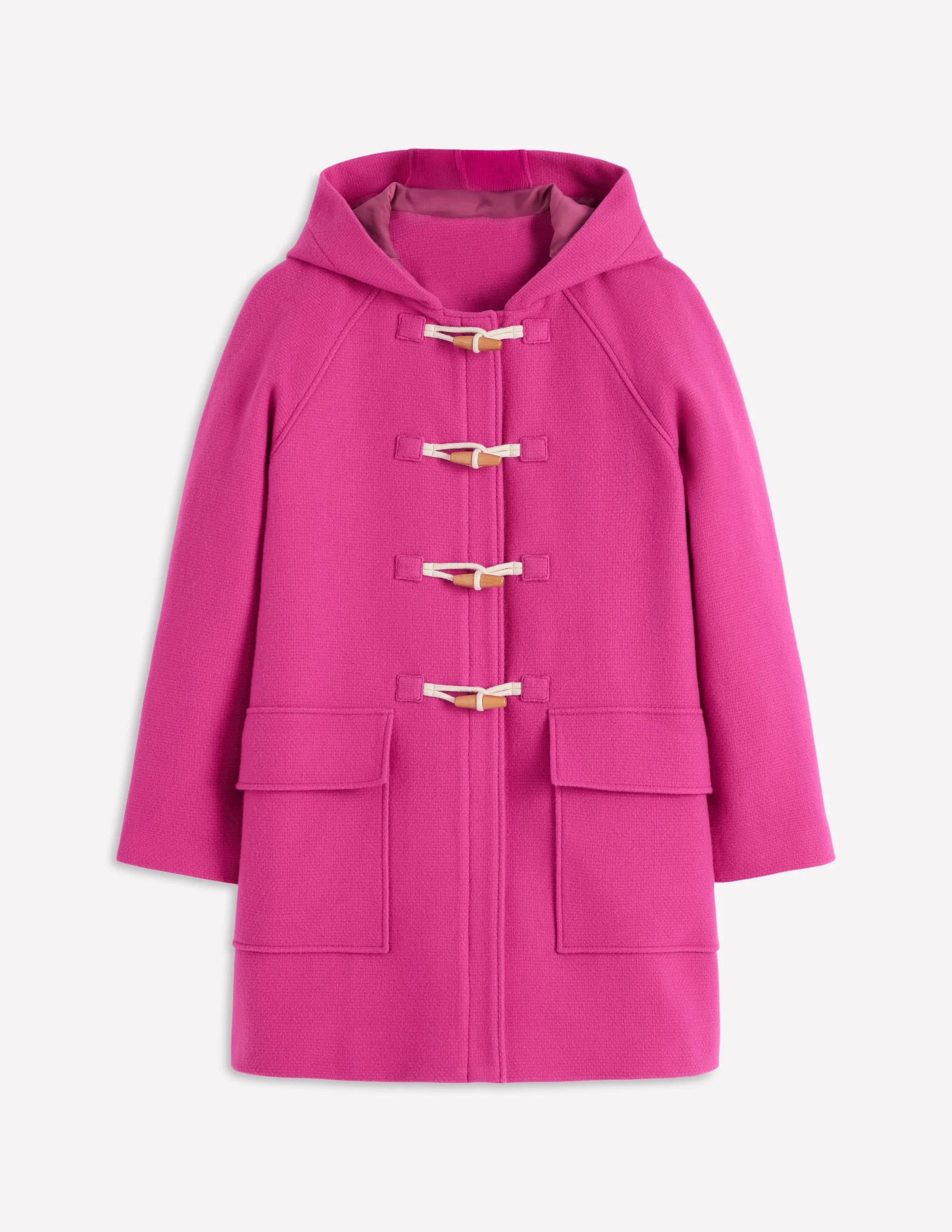 Swing Duffle Coat-Pink Peony - 1