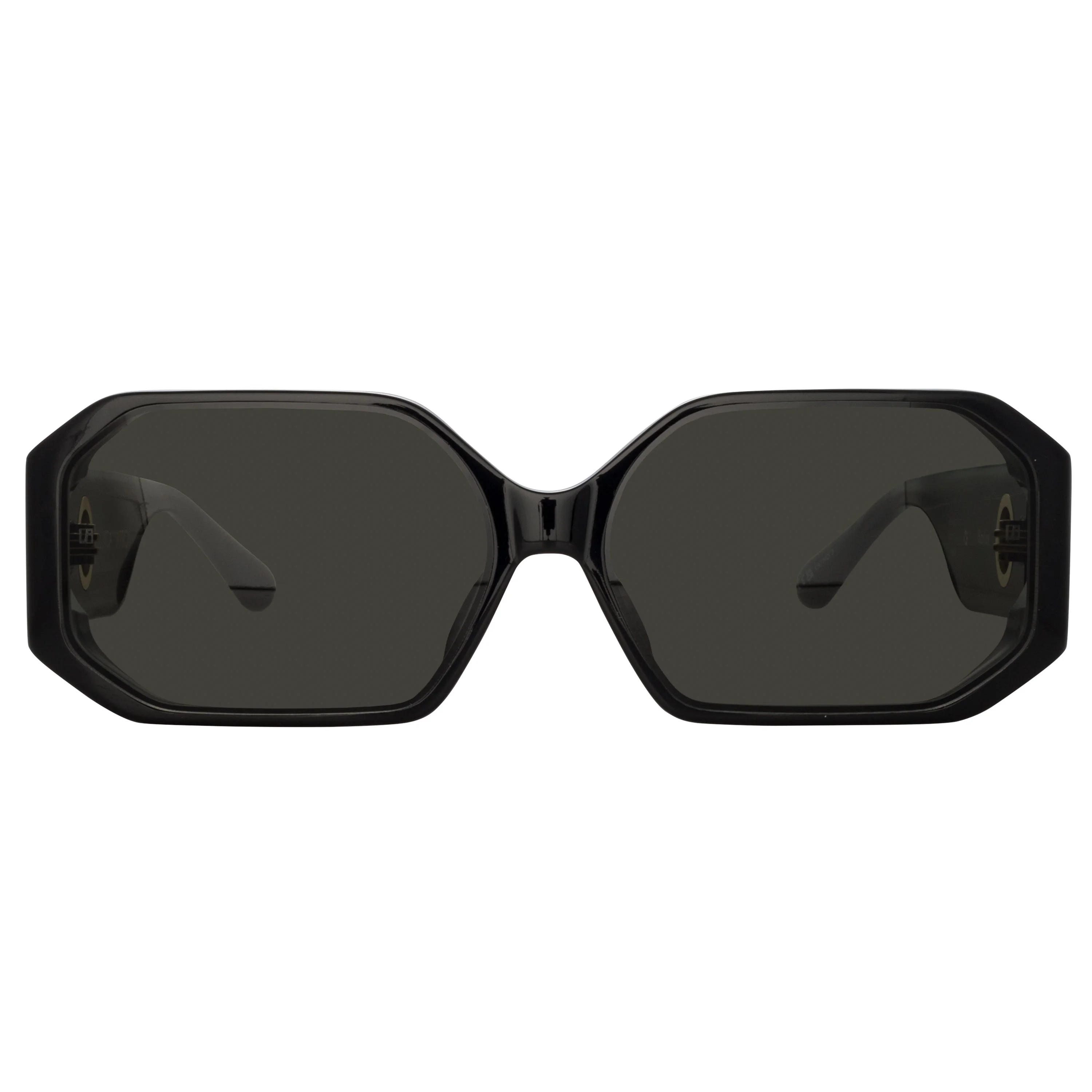 MEN'S BAILEY ANGULAR SUNGLASSES IN BLACK - 1