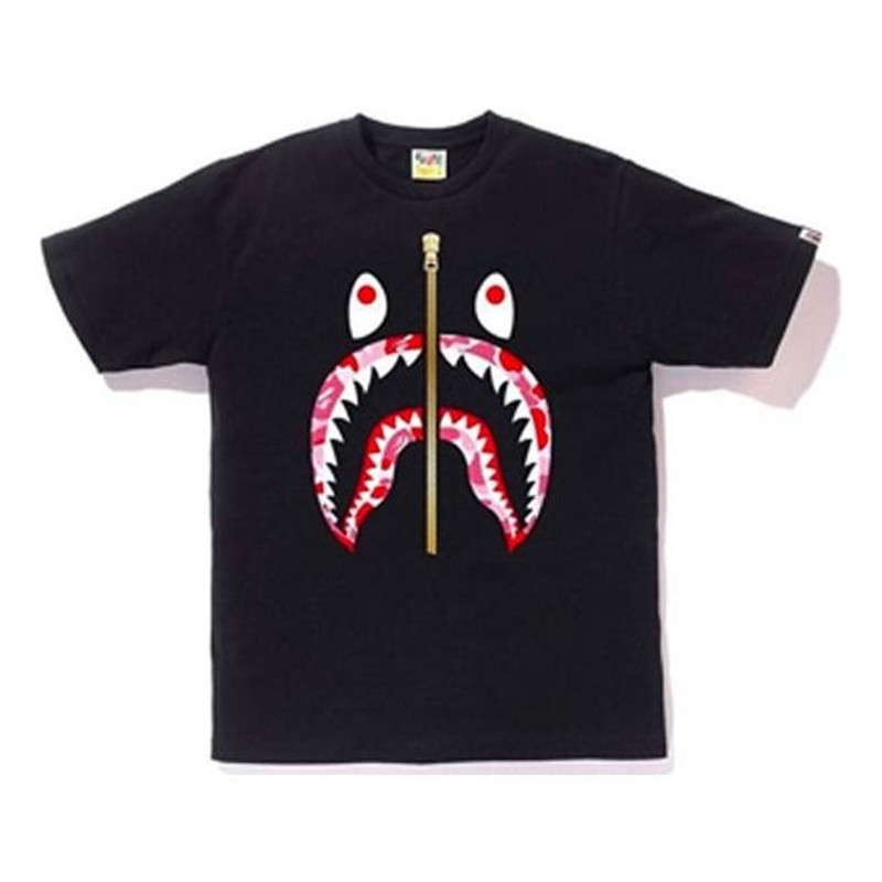 A Bathing Ape Half Zip Shark Face 'Black Red' BAPE19SS-011 - 1