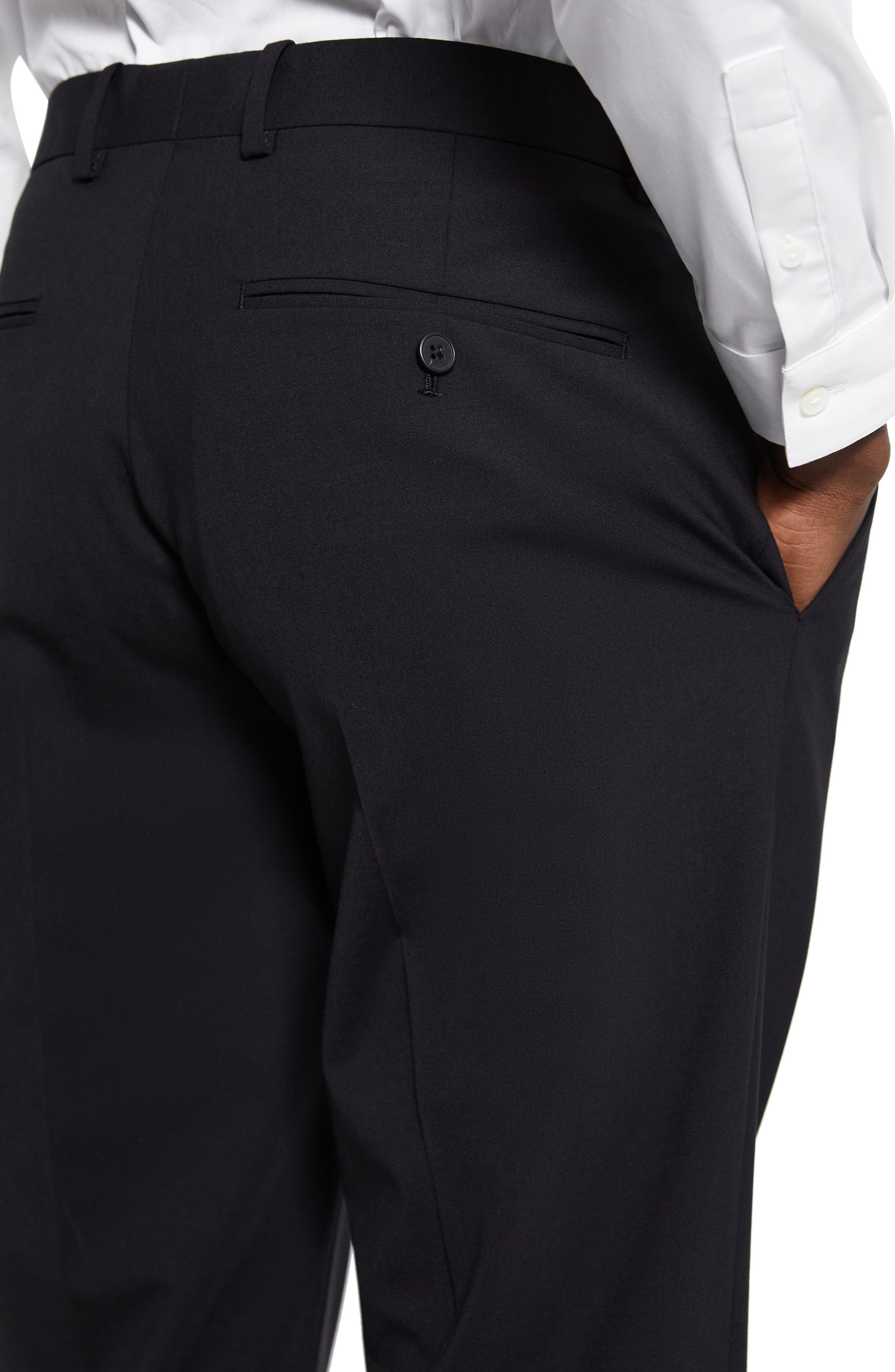 Theory Mayer New Tailor 2 Wool Dress Pants in Black - 4
