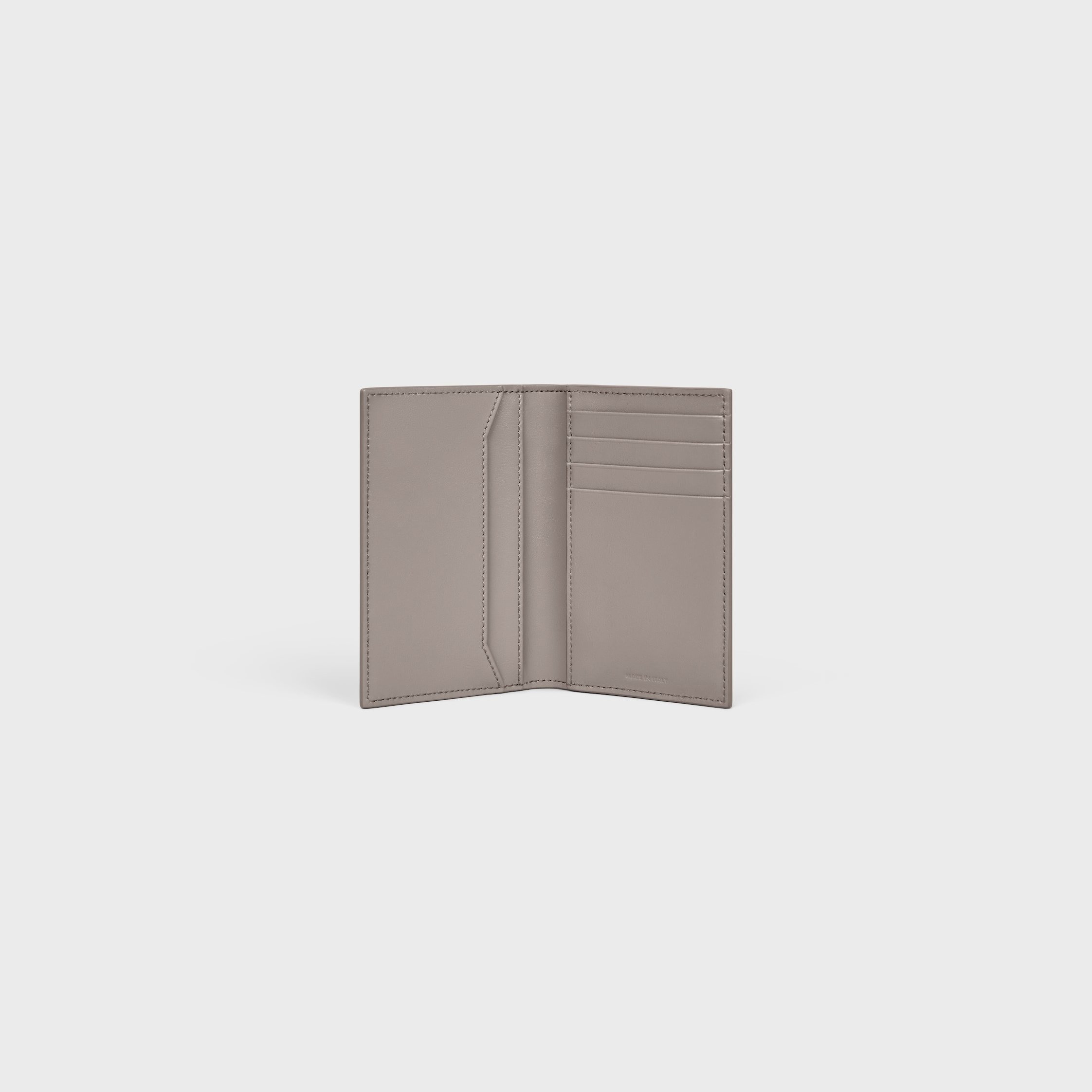 VERTICAL CARD HOLDER IN CALFSKIN WITH TRIOMPHE EMBOSSED - 4