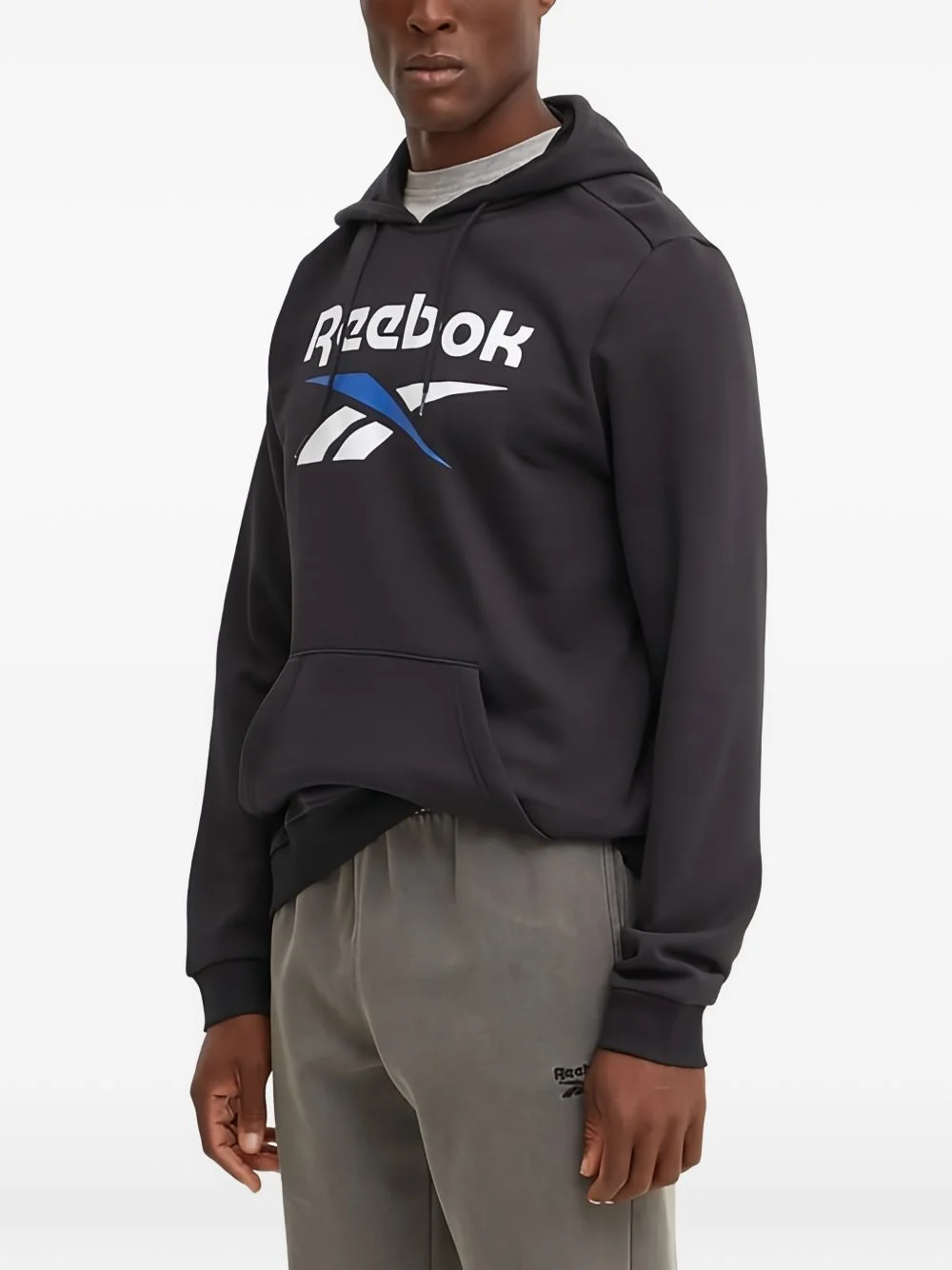 logo-print hoodie - 1