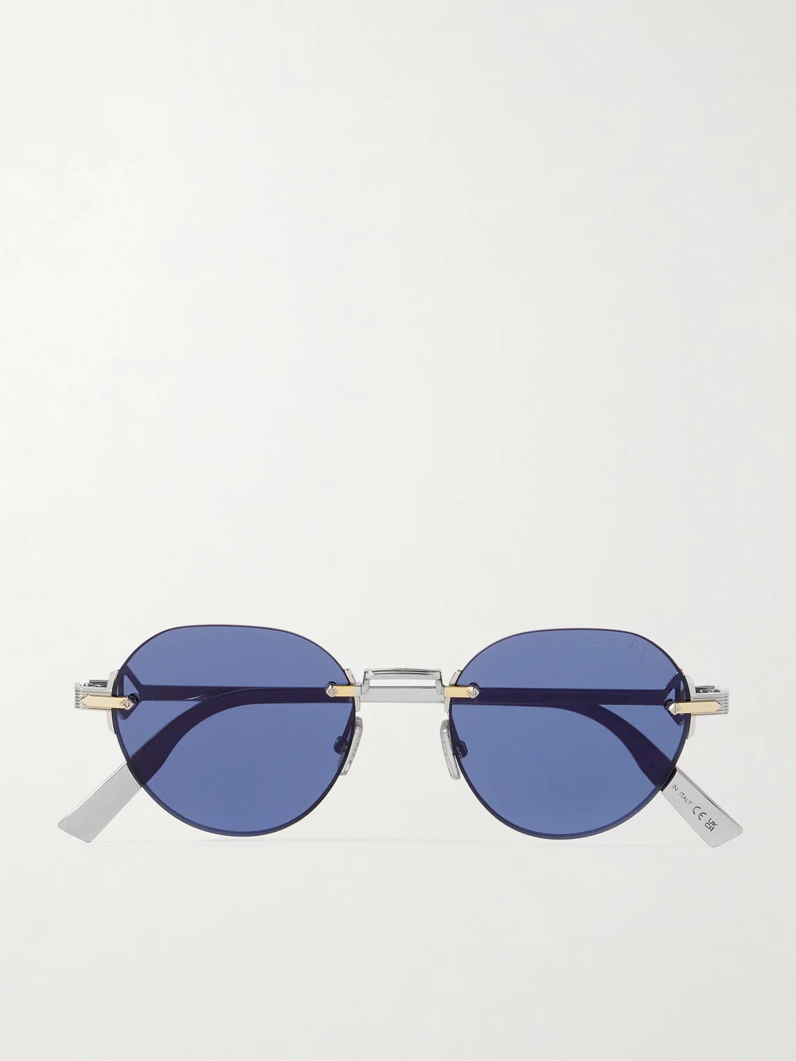 CD Diamond R5U Pantos Silver and Gold-Tone Sunglasses - 1