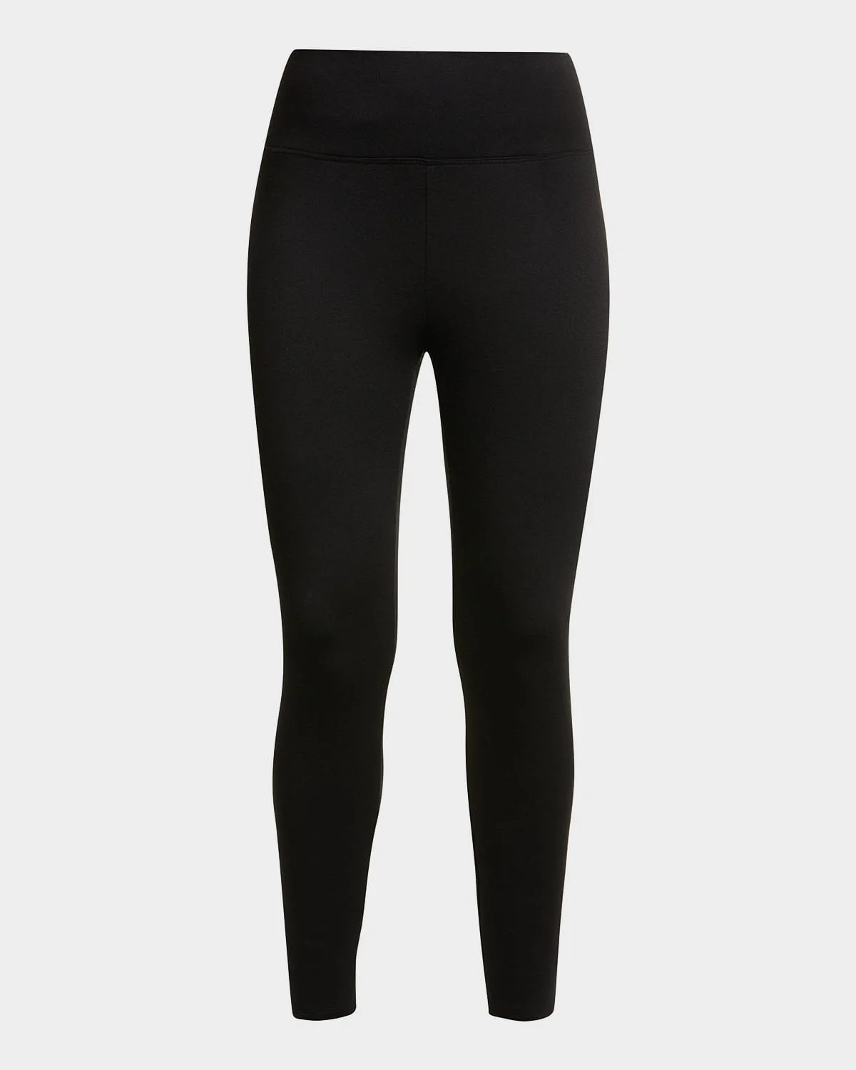 High-Rise Cropped Terry Leggings - 1