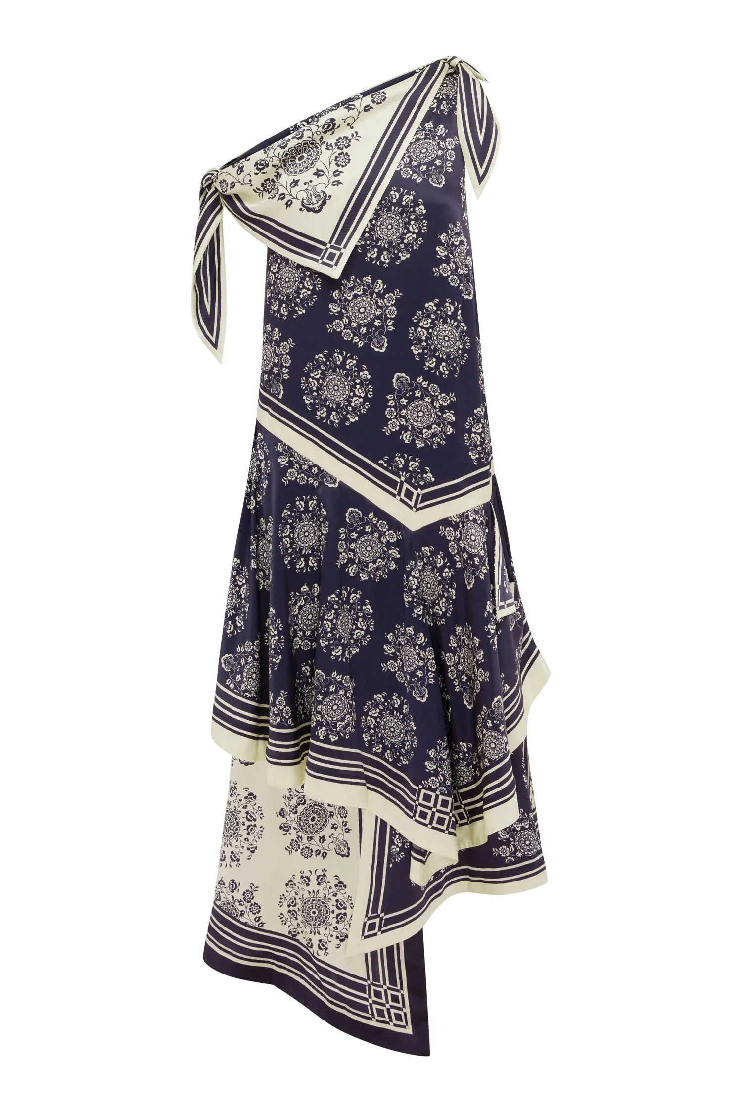 Banderra Silk Scarf Dress - 1