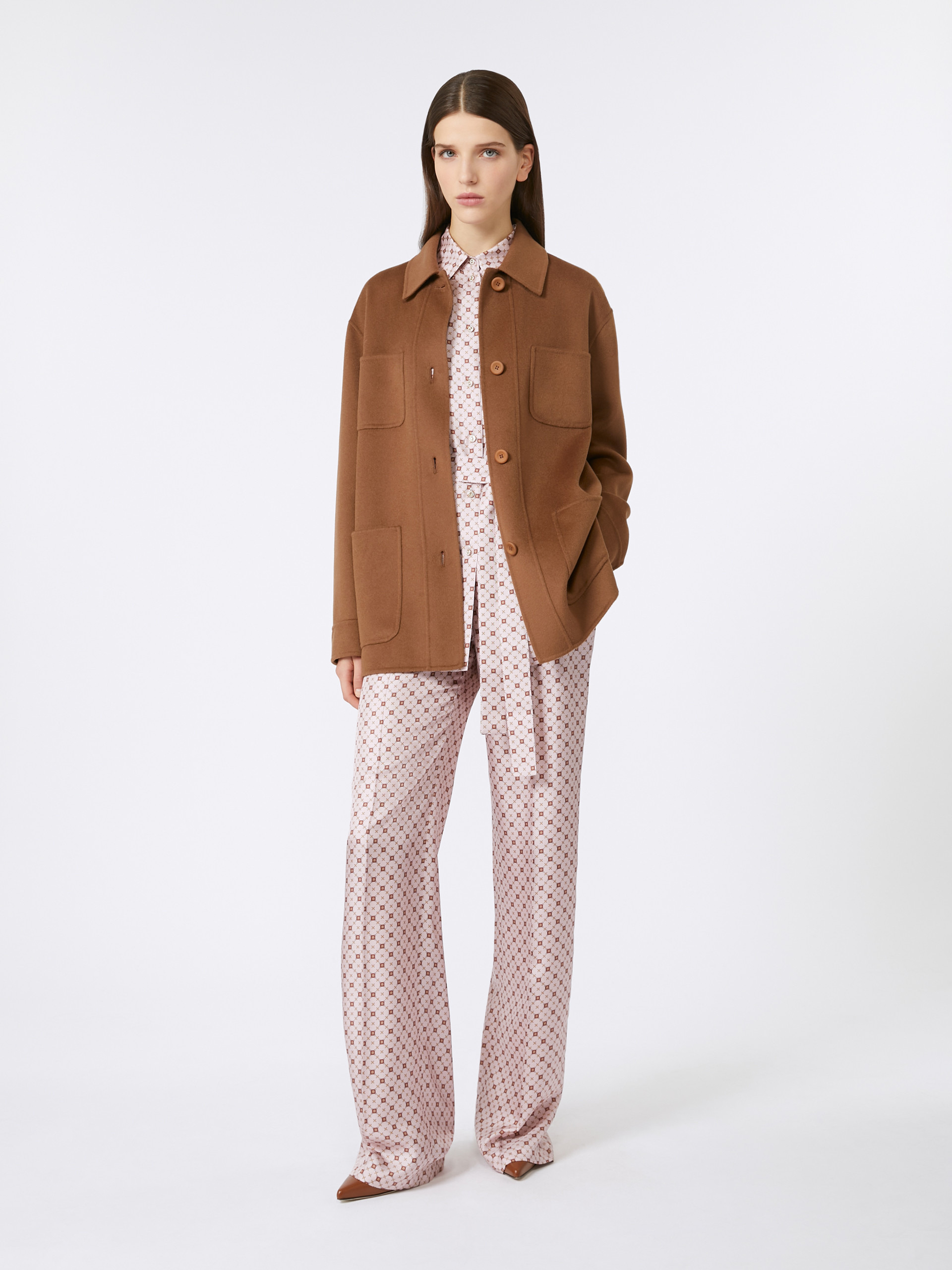 EXTRA Jacket in wool, cashmere and silk broadcloth - 2