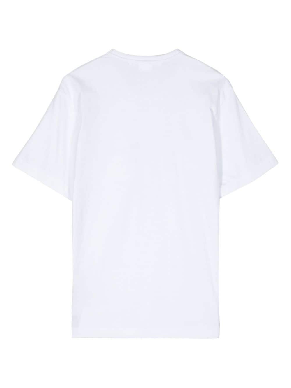 tie-detail jersey T-shirt - 2