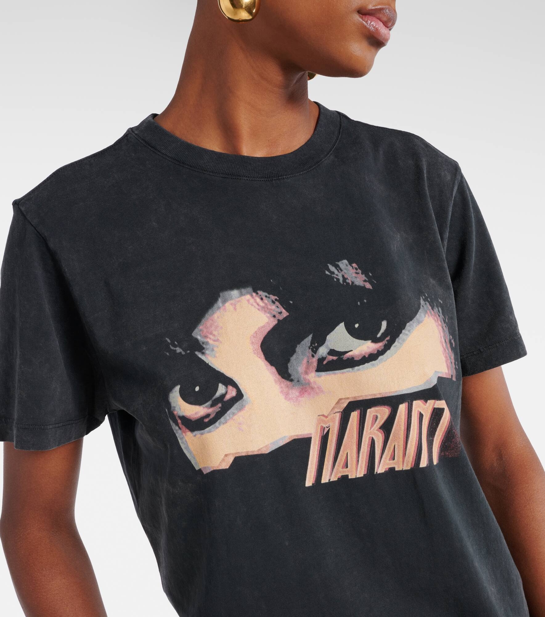 Zoeline printed cotton jersey T-shirt - 4