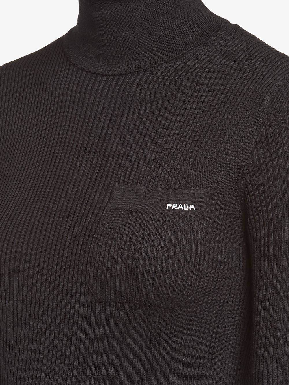 logo-detail ribbed-knit jumper - 5