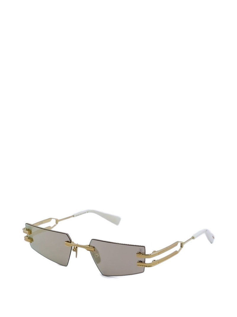 Balmain logo-detail sunglasses outlook