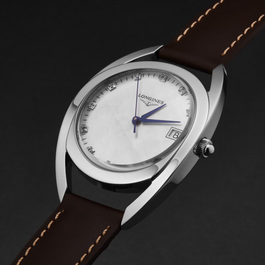 Longines Equestrian Quartz Diamond White Dial Ladies Watch L6.138.4.87.2 - 2
