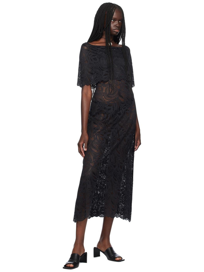 beaufille Black Lotta Maxi Dress outlook
