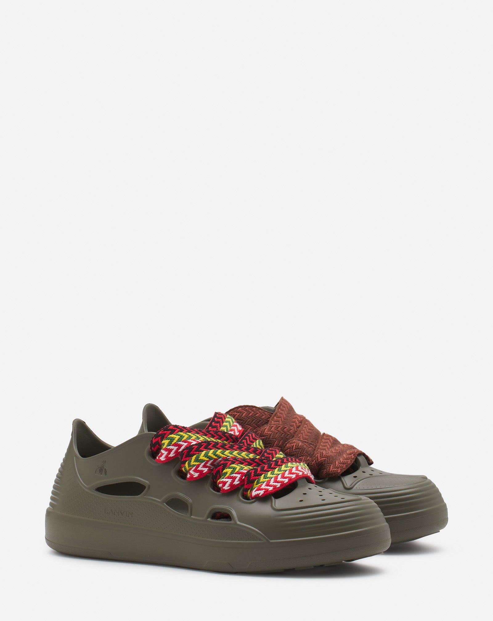 CURB COLOR-BLOCK RUBBER SNEAKERS - 5
