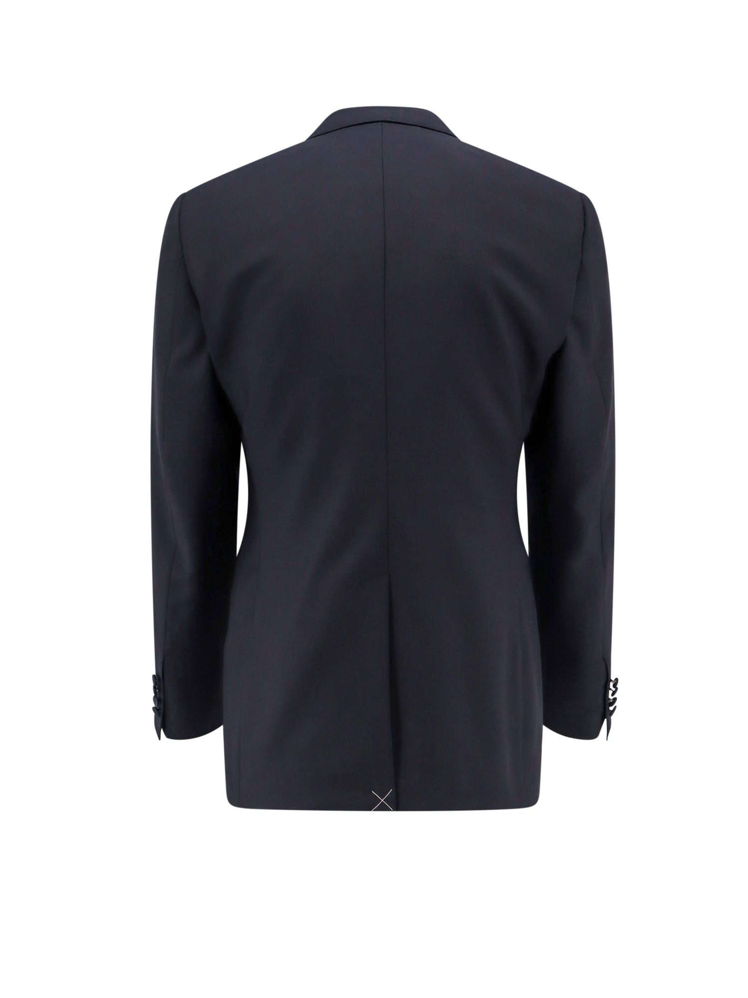 Virgin Wool Blend Tuxedo With Gilet And Satin Profiles - 2