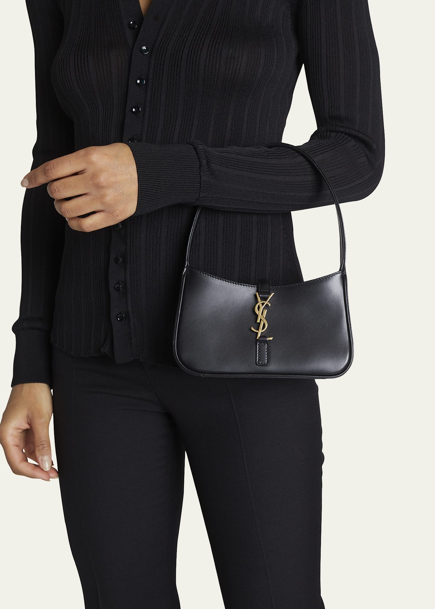 Le 5 A 7 Micro Calfskin Hobo Bag - 2