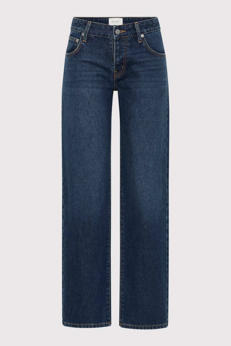 90s Low Rise Jeans - Dark Indigo 1