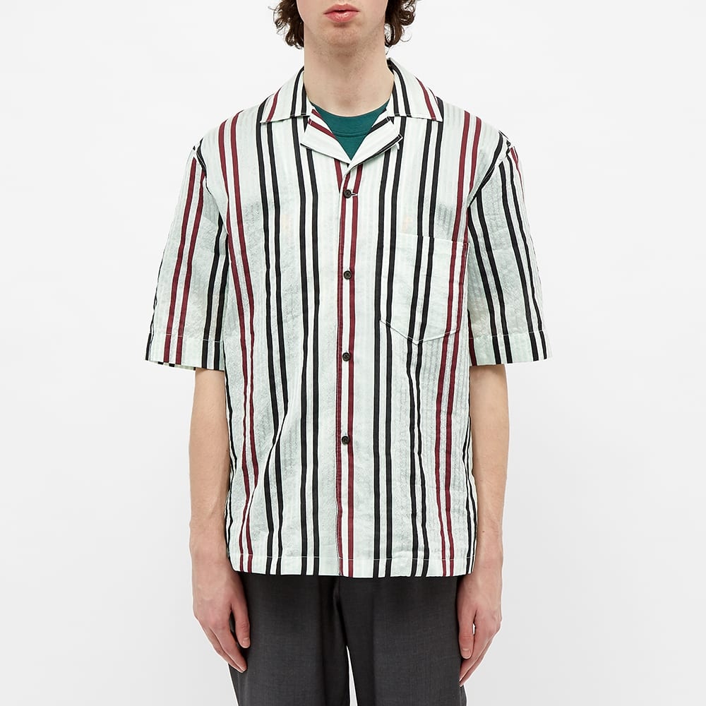 Acne Studios Simon Sheer Stripe Vacation Shirt - 3