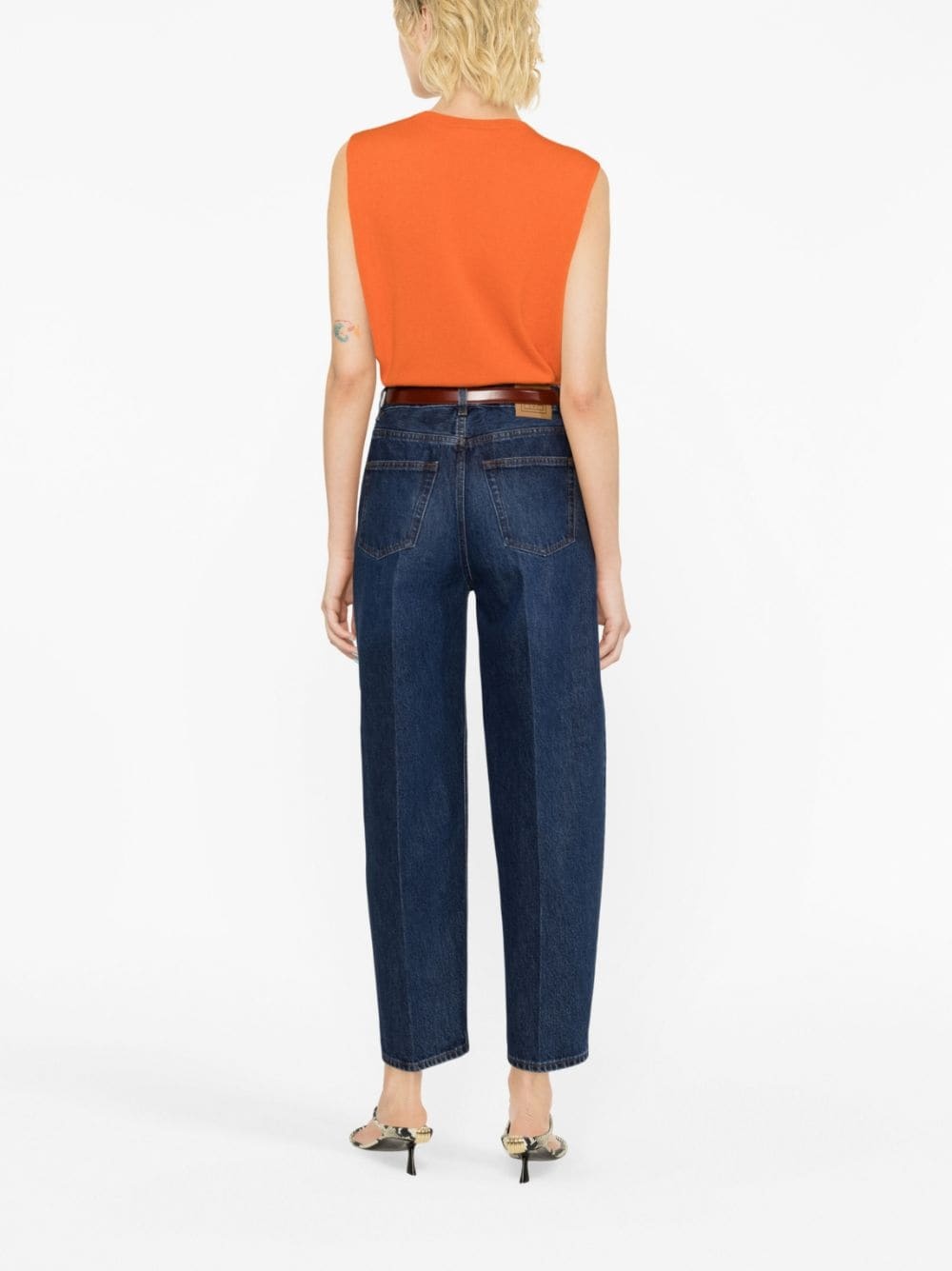 sleeveless cashmere top - 4