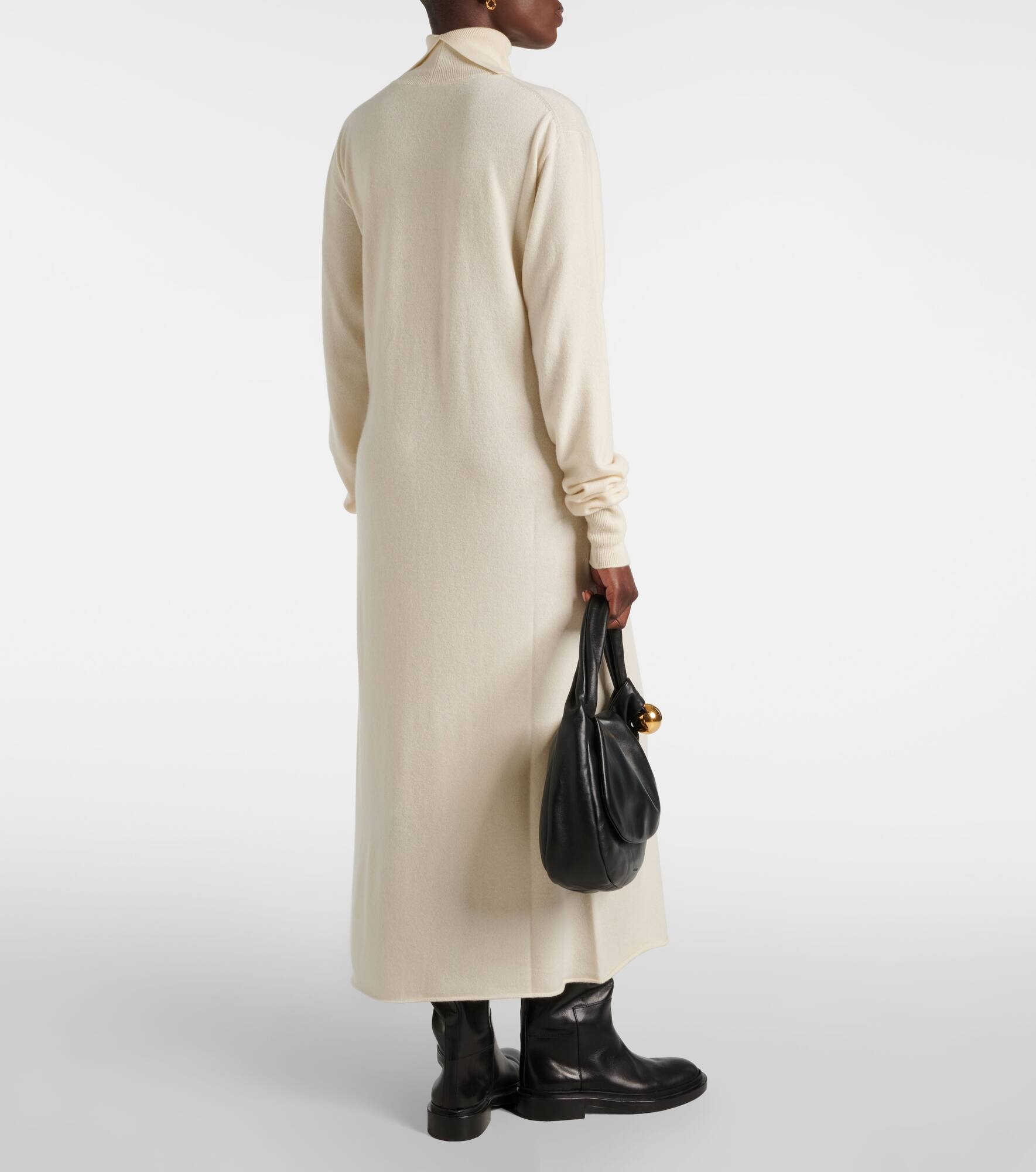 Knitted cashmere midi dress - 3