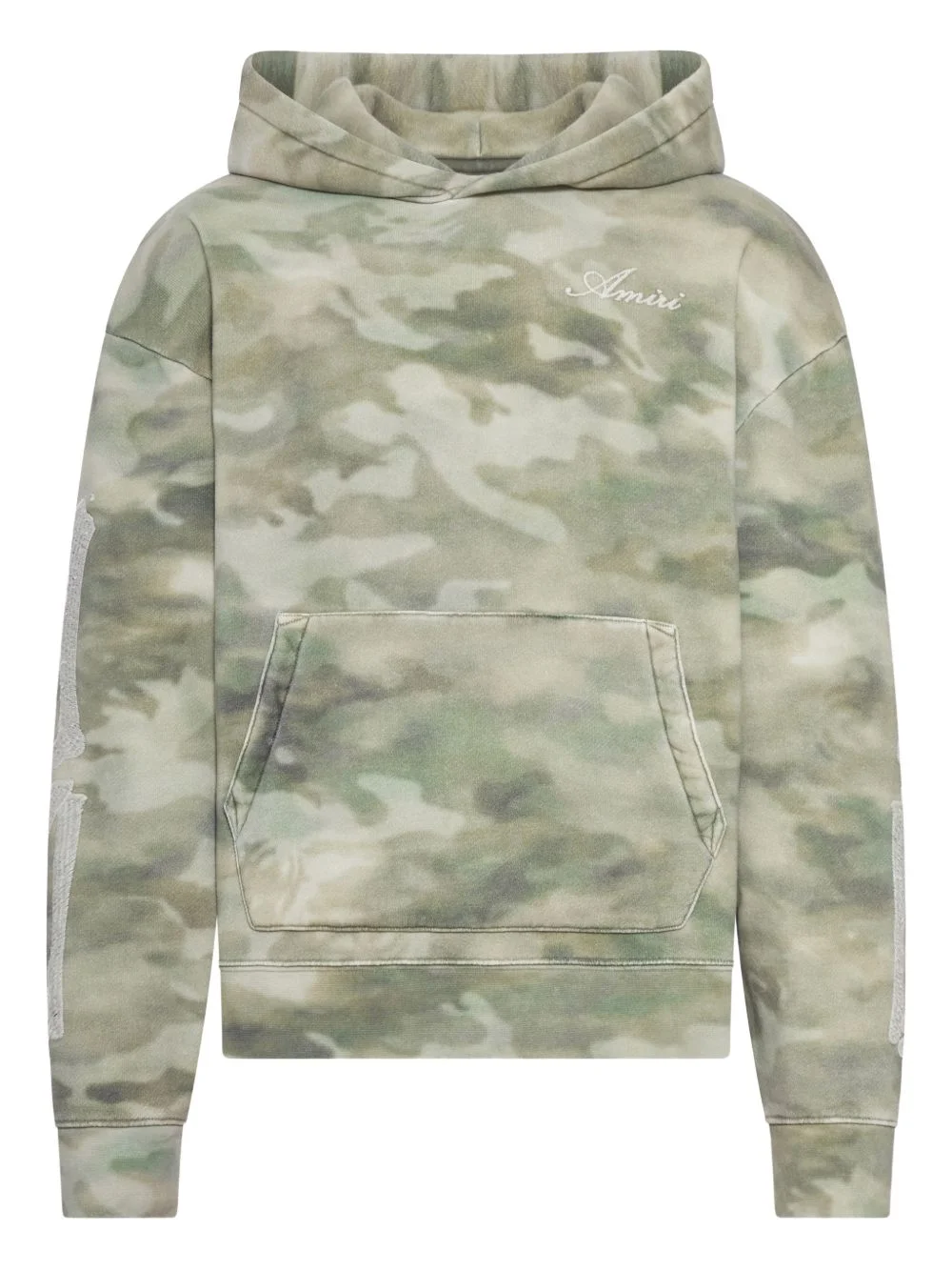 bones oversize camouflage hoodie - 1