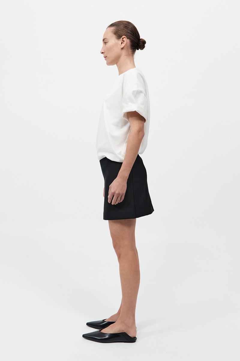Organic Cotton Relaxed Tee - White - 4