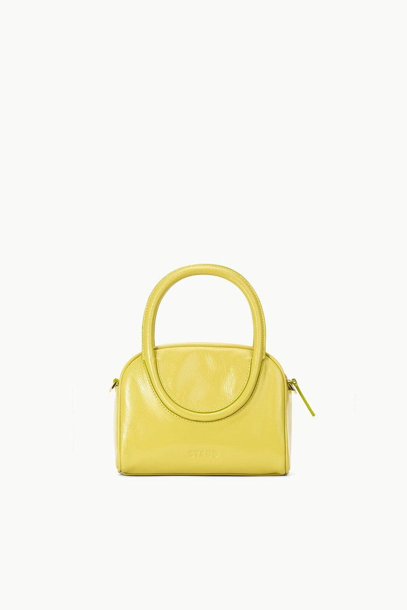 STAUD MAUDE MINI BOWLER BAG PEAR 3