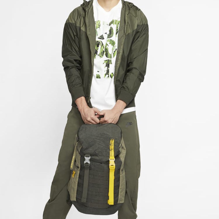 Nike Kevin Durant Backpack MTRL 'Olive Green Yellow' CK1925-355 - 8
