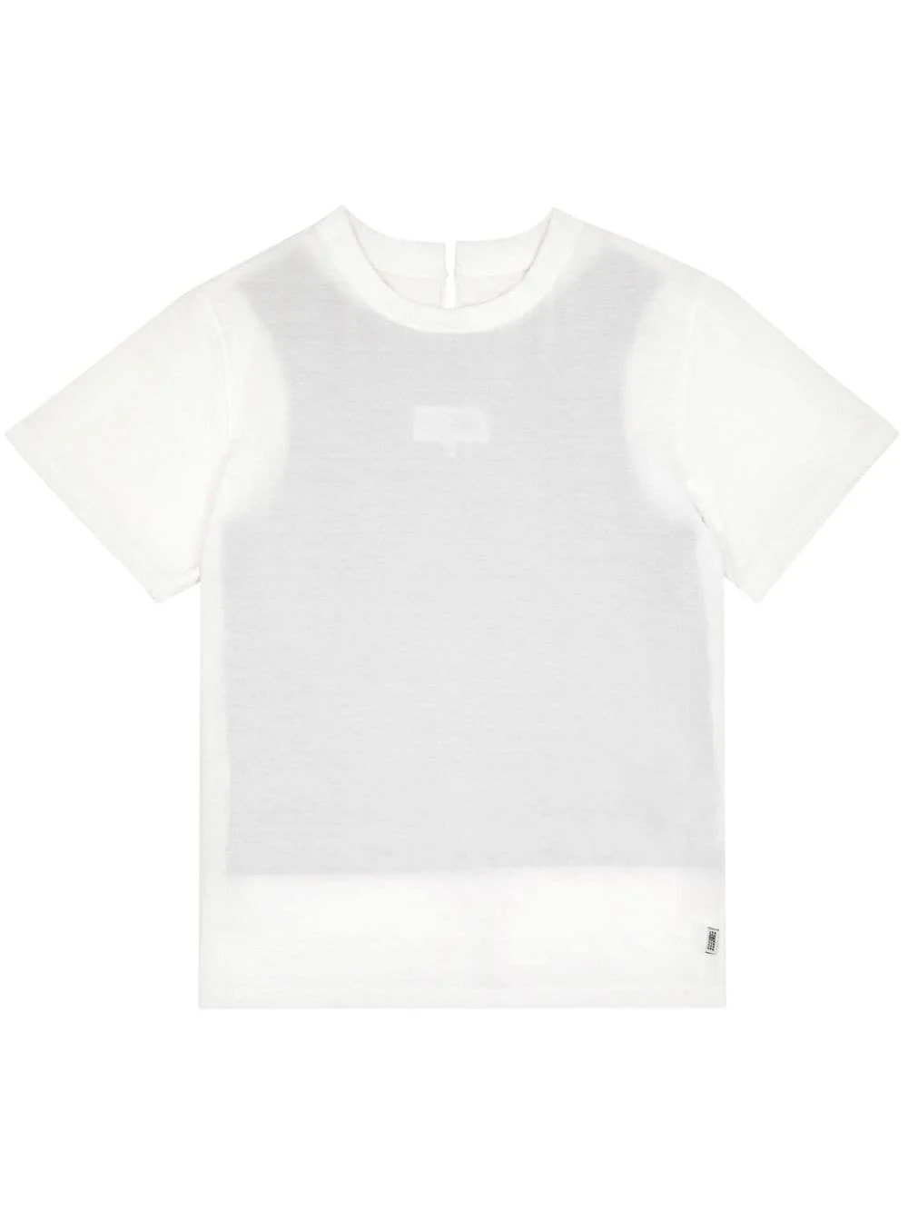 layered cotton T-shirt - 1