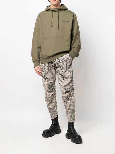 DSQUARED2 graphic print chino trousers outlook