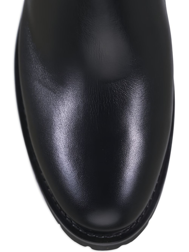 ribbed buckle boots 4