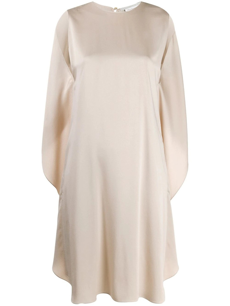 draped-back sleeveless dress 1