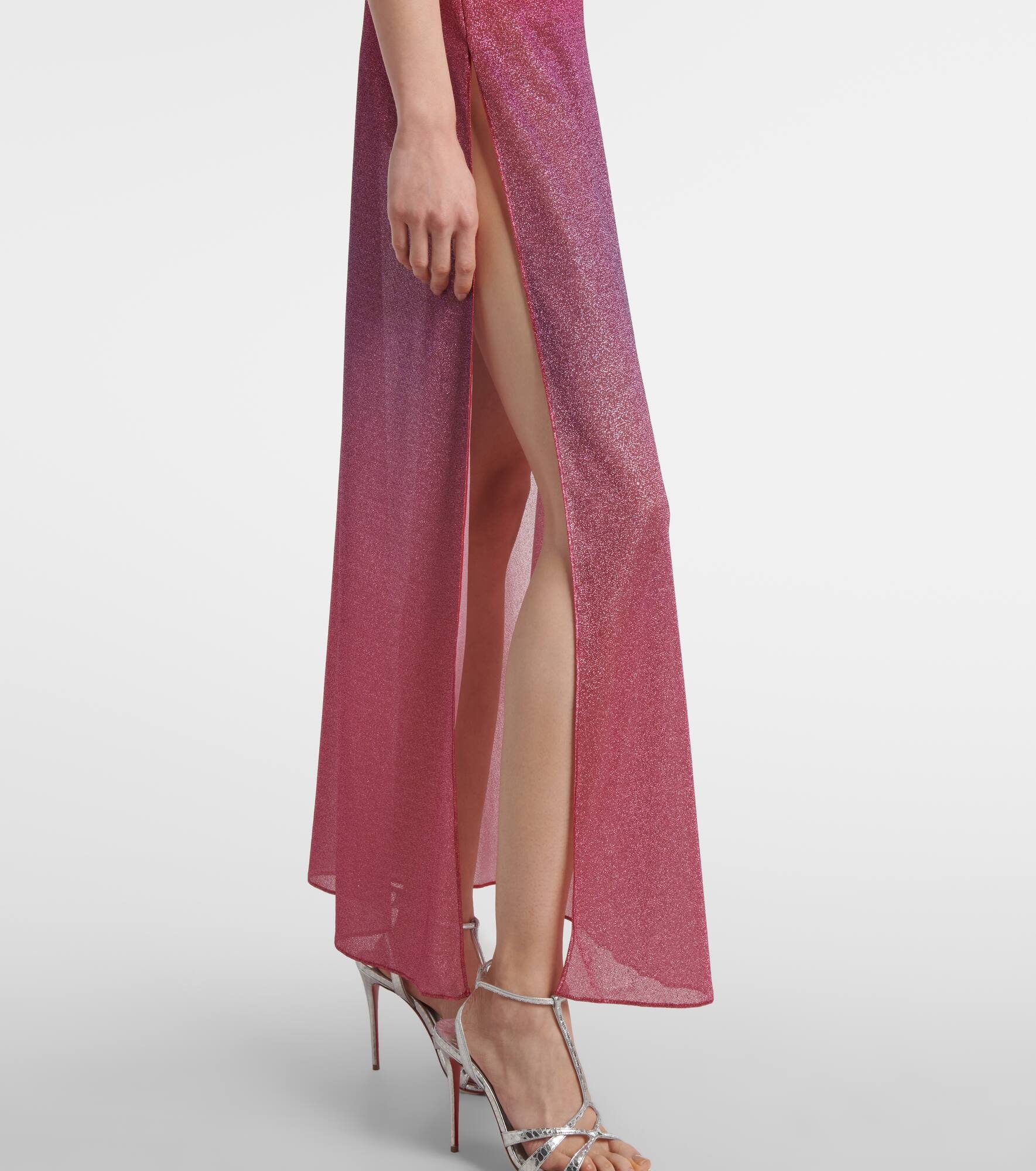 Lumière lamé maxi dress - 5