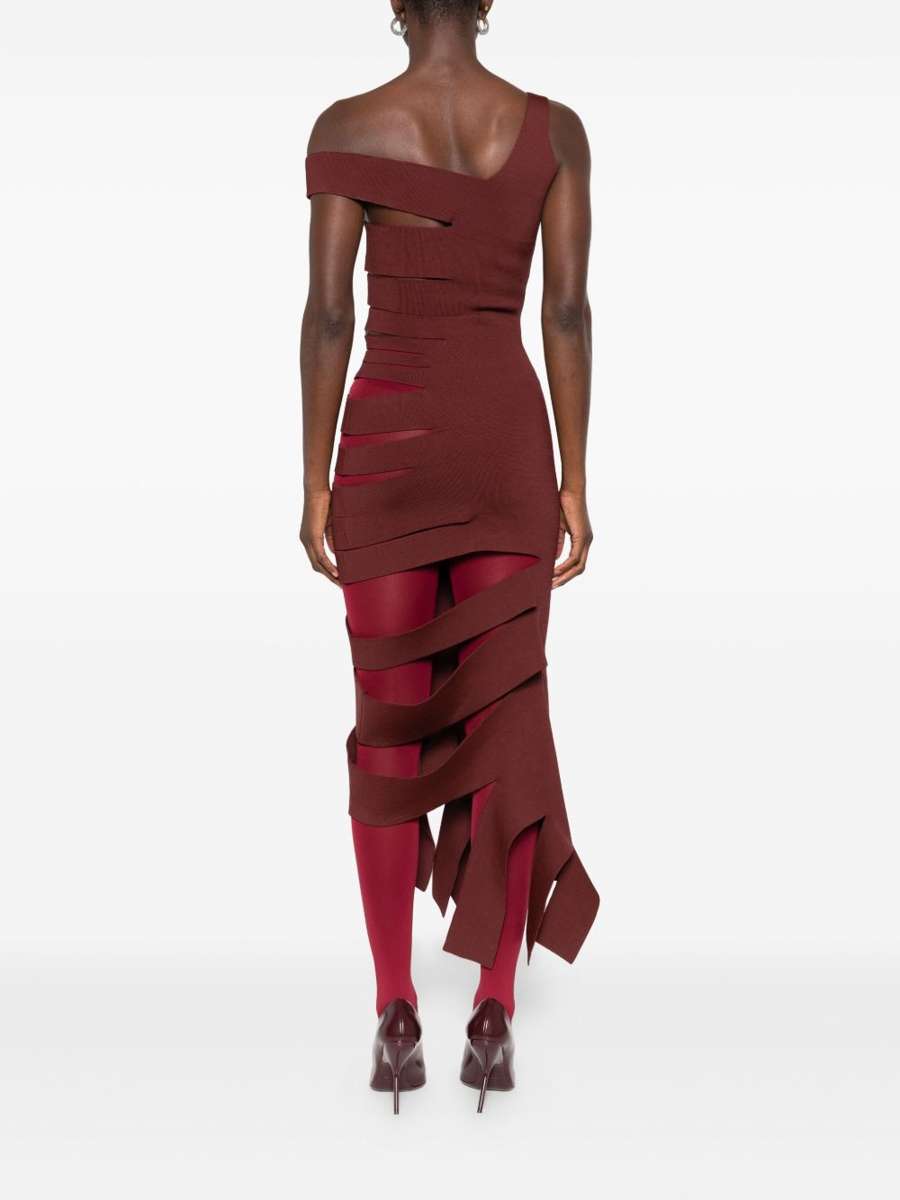 cut-out dress - 4