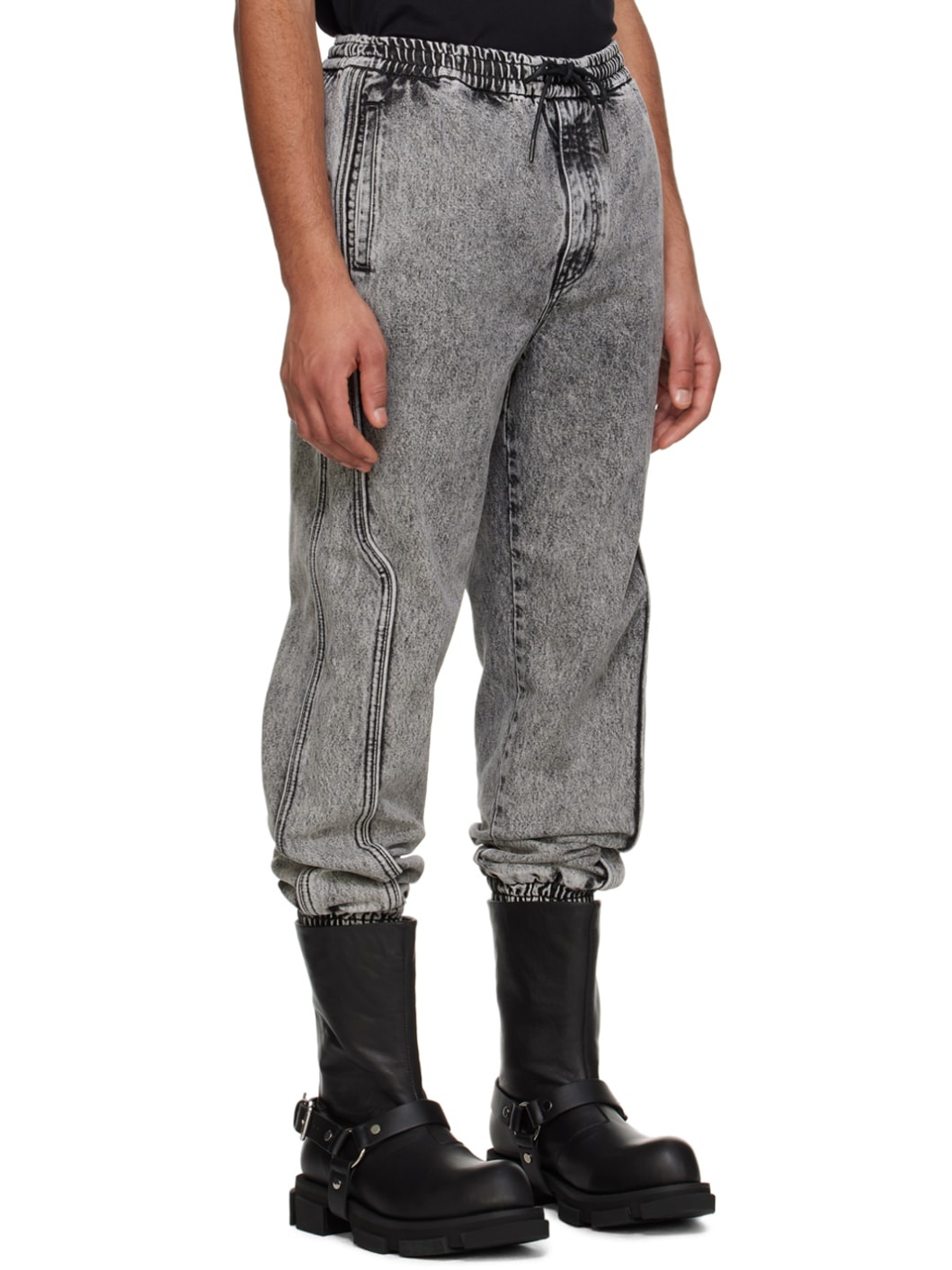 Gray Faded Jeans - 2