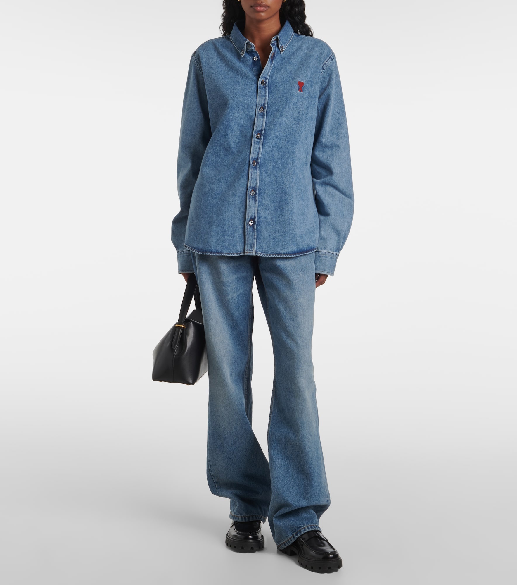 High-rise wide-leg jeans - 2