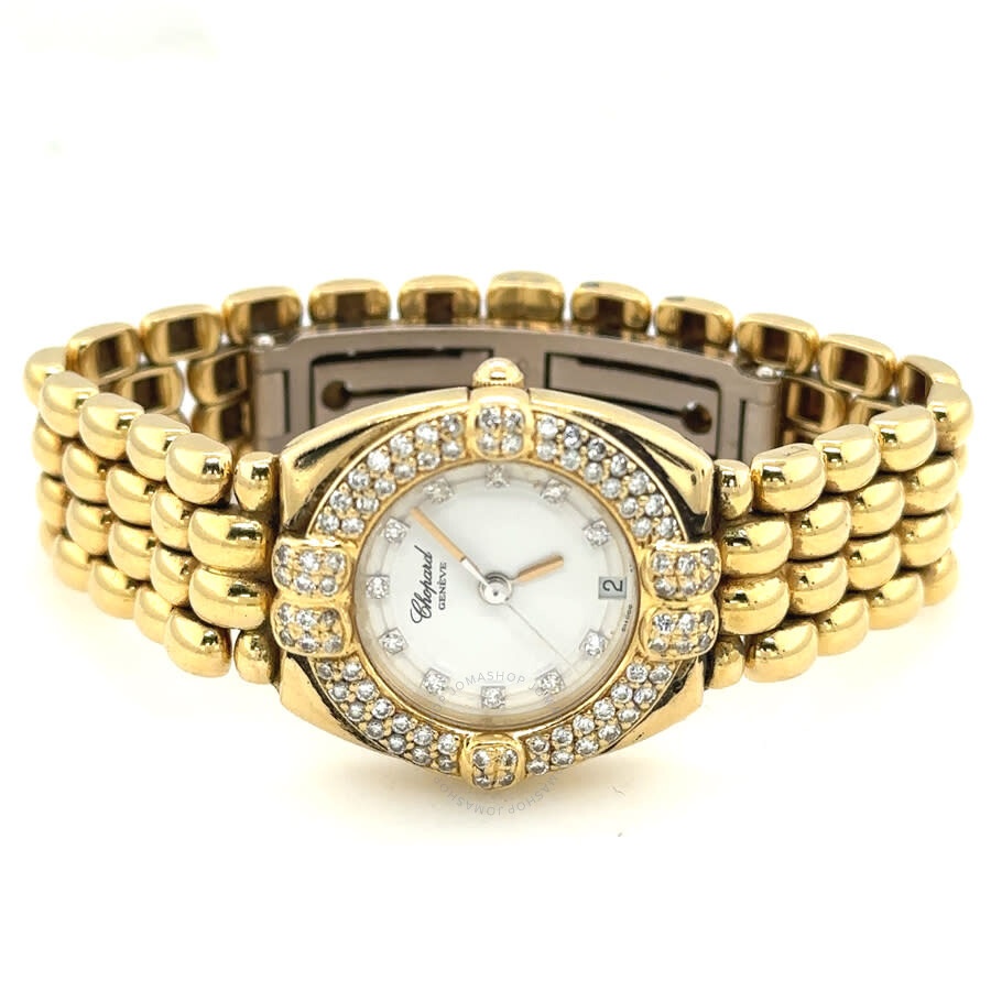 Pre-owned Chopard Gstaad Quartz Diamond White Dial Ladies Watch 32/5120-11 - 5