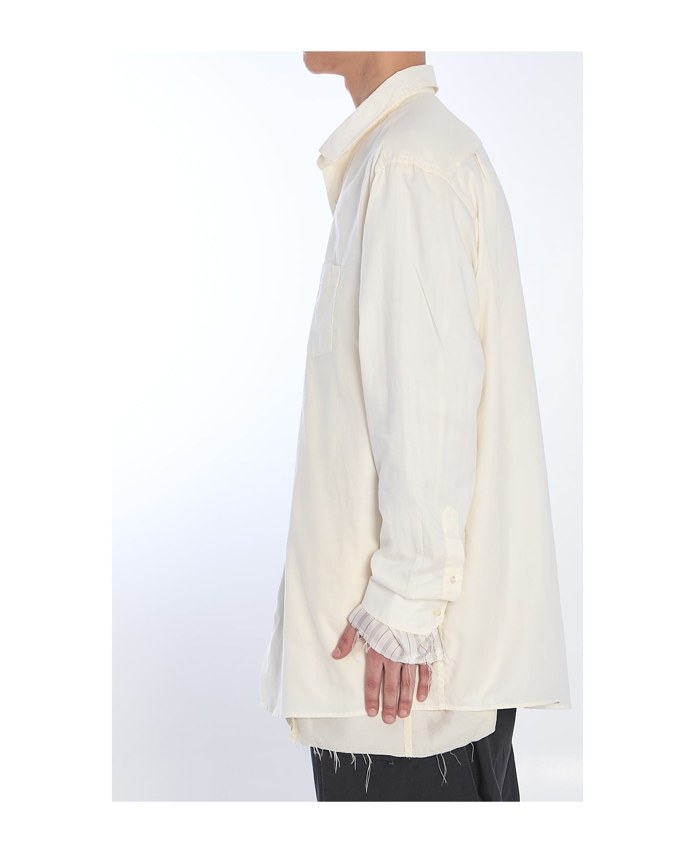 Ivory Mohair Blend Jacket - 3
