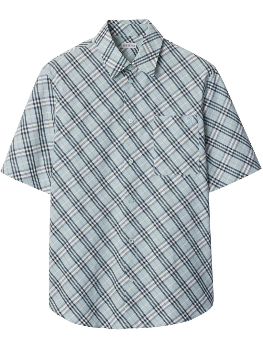 check-pattern shirt - 1