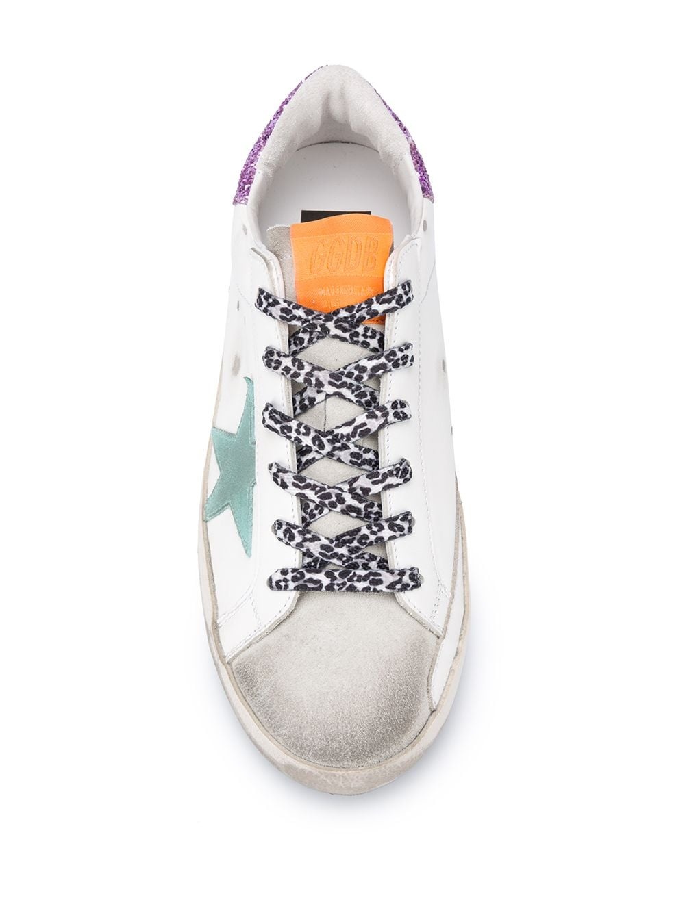 Superstar distressed low-top trainers - 4