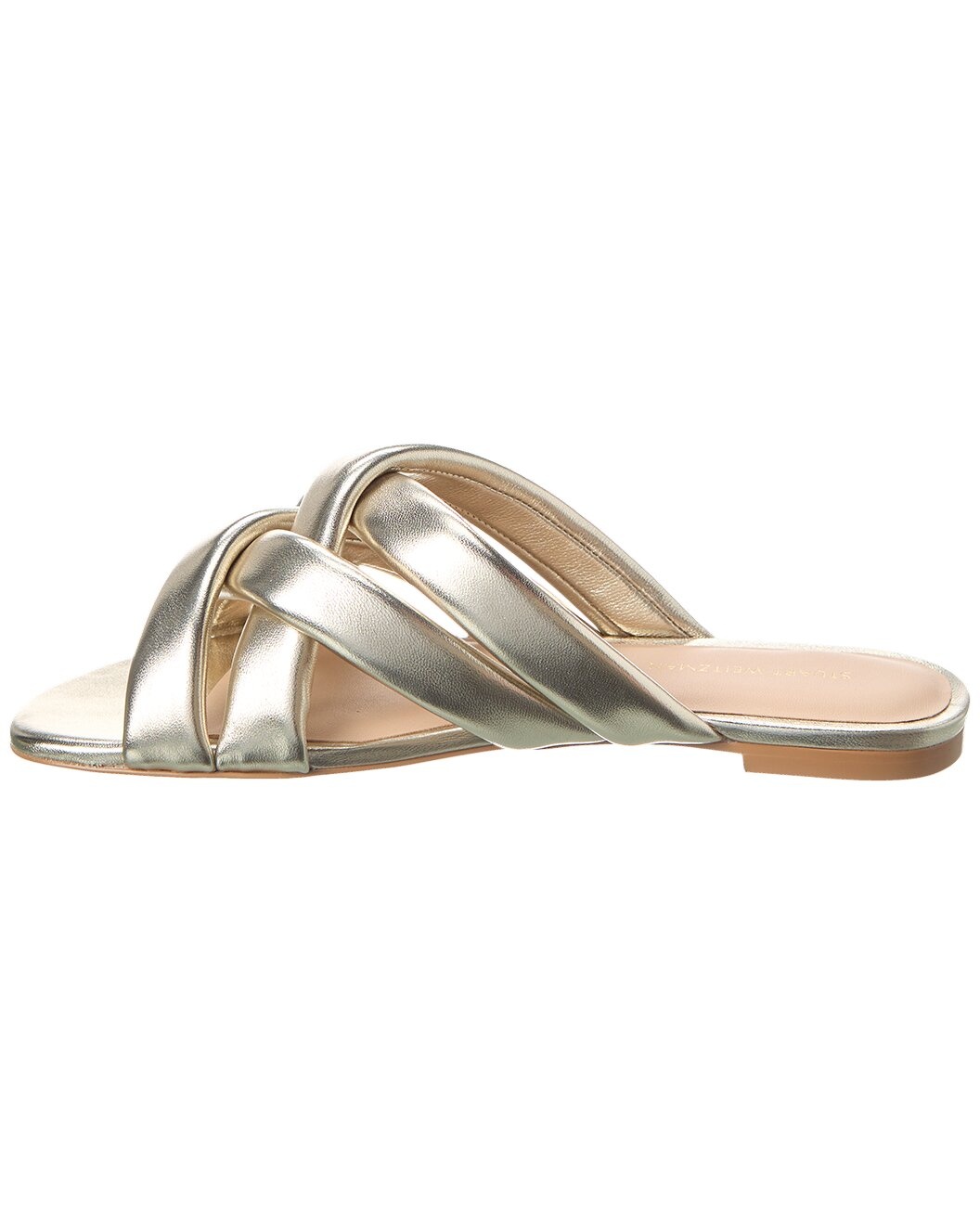 Stuart Weitzman Crossover Leather Slide - 2