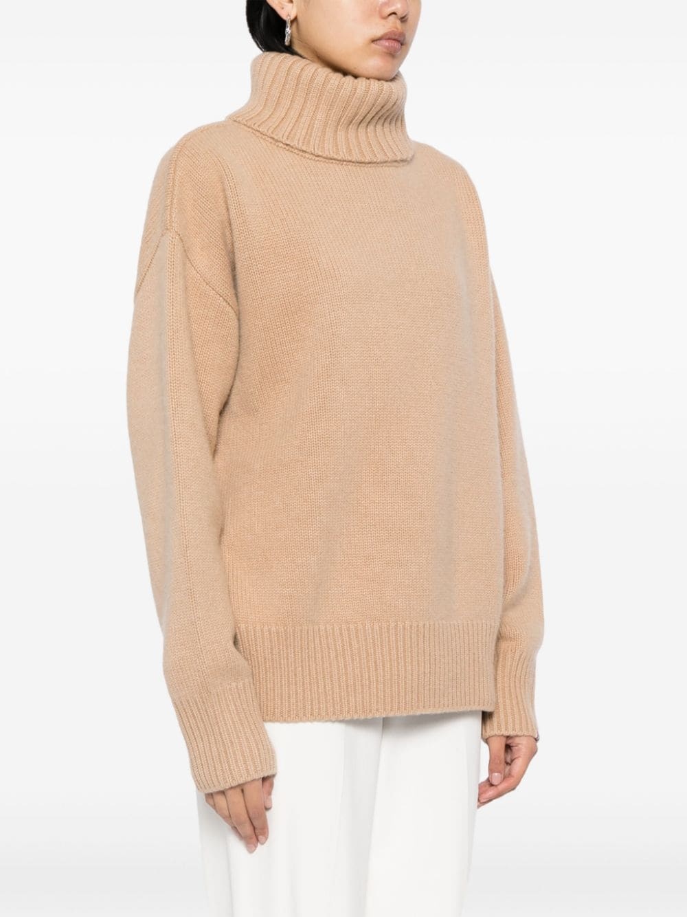 roll-neck cashmere jumper - 6