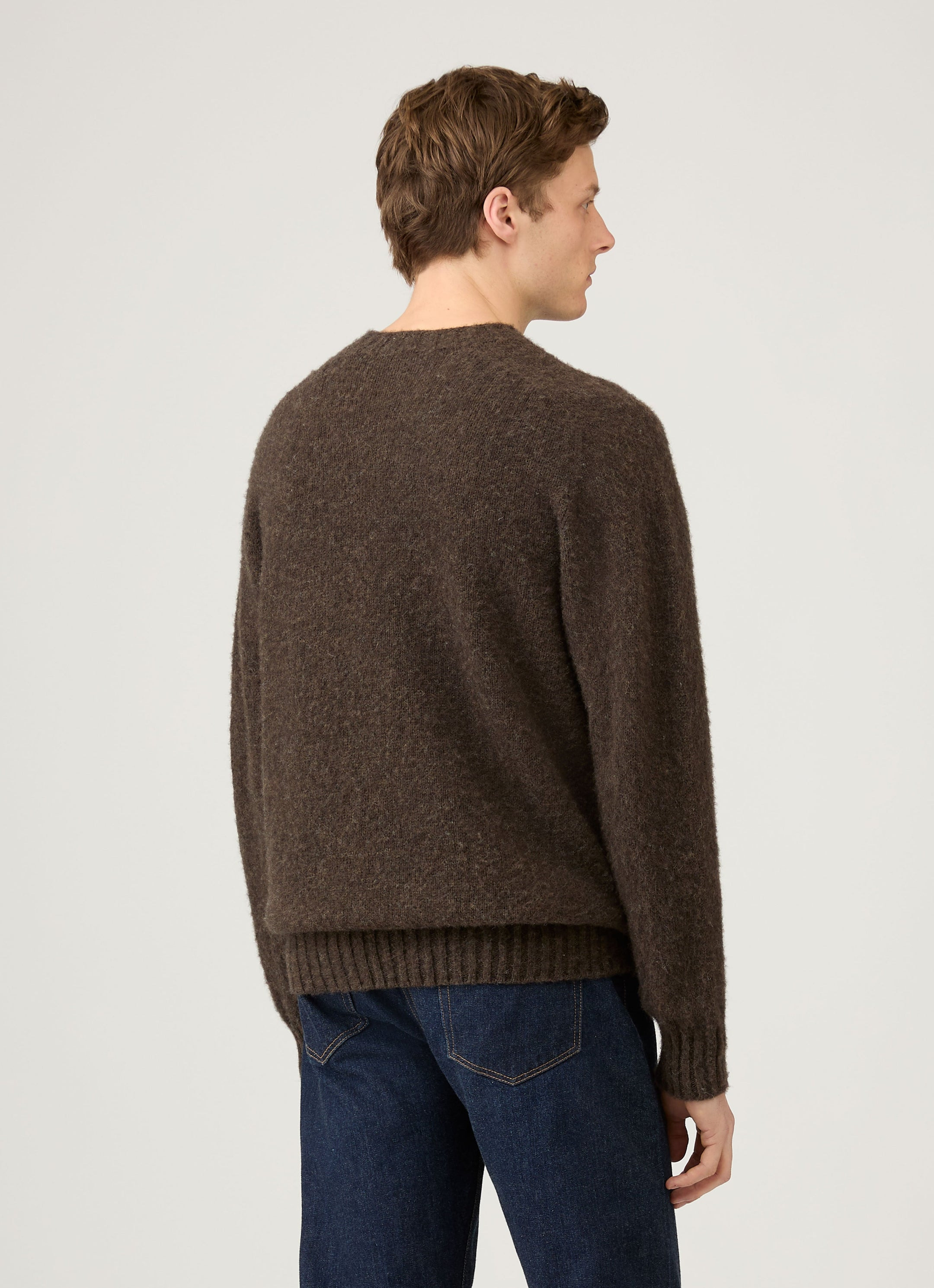Shetland Crew Neck Jumper - 5