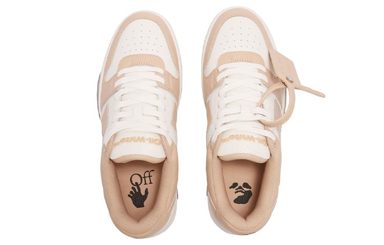 (WMNS) Off-White Out Of Office Low-Top Sneaker 'Tan White' OWIA259F22LEA0010134 - 3