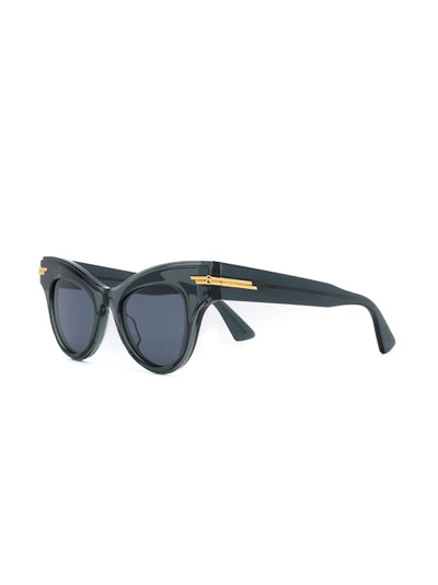 Bottega Veneta oversized cat-eye sunglasses outlook