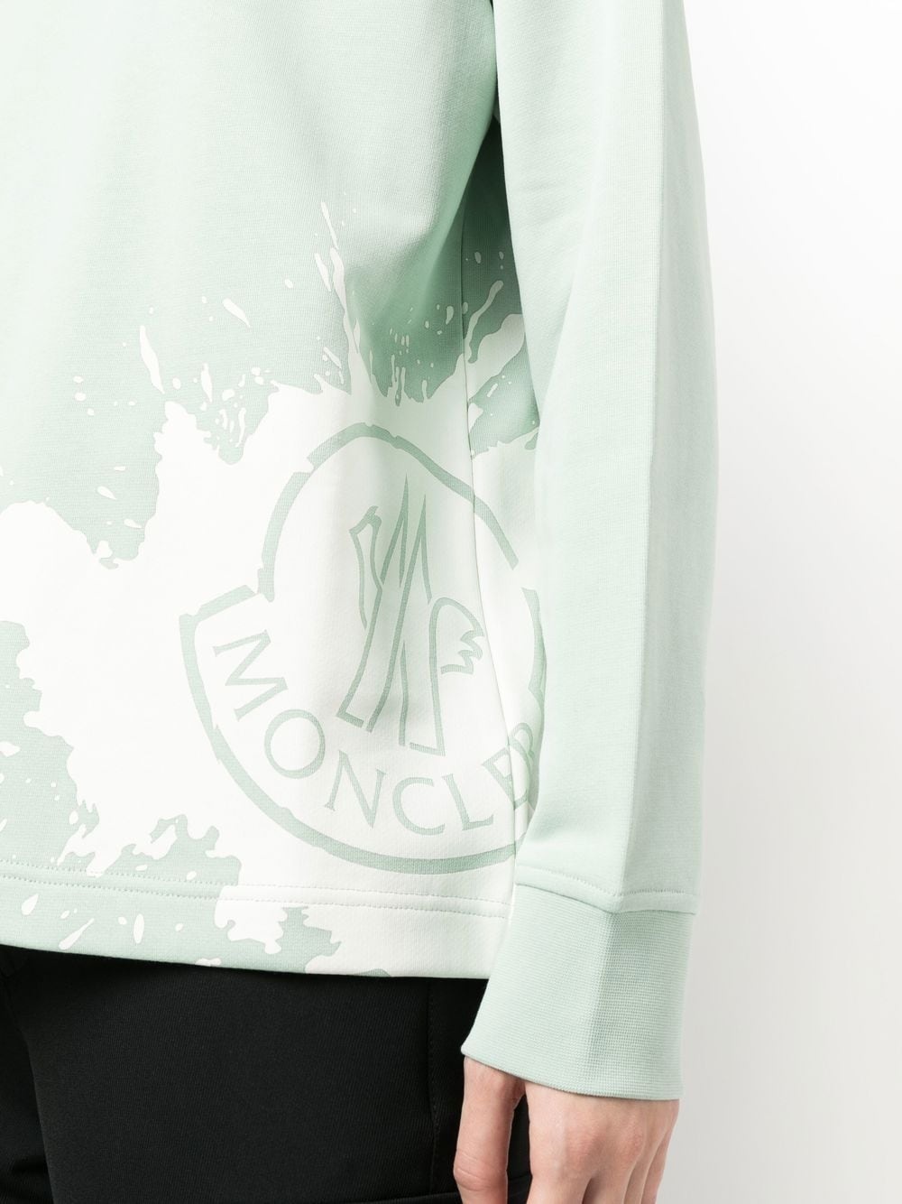 logo-print knitted sweatshirt - 5