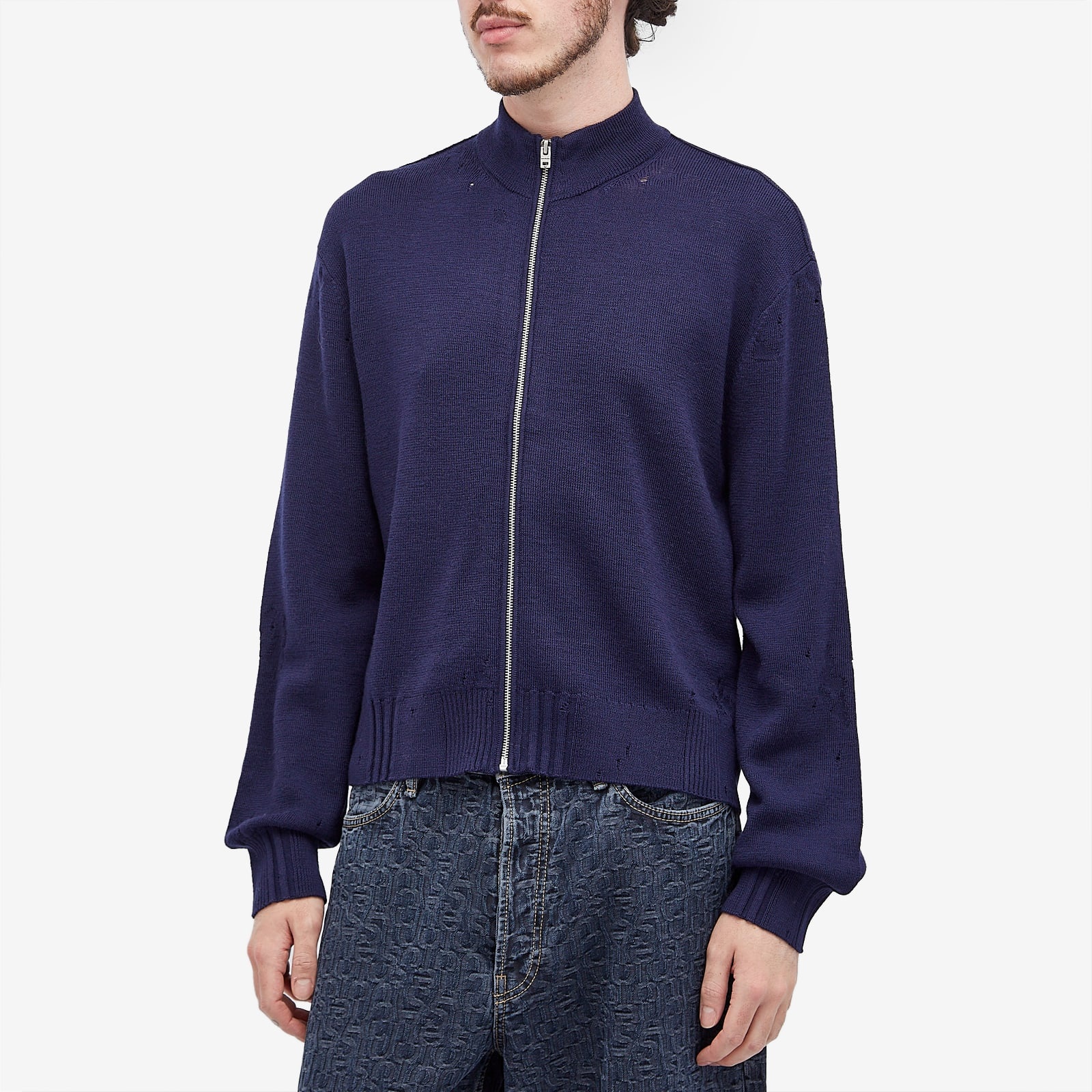 Acne Studios Kagic Vintage Merino Zip Cardigan - 2