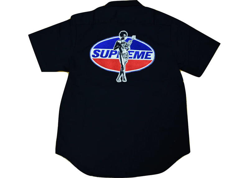 Supreme Supreme Hysteric Glamour S/S Work Shirt Black outlook