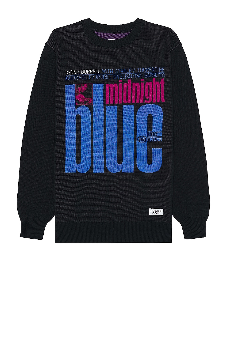 トップス wackomaria BLUE NOTE / JACQUARD SWEATER WACKO MARIA Blue Note Jacquard Sweater | REVERSIBLE