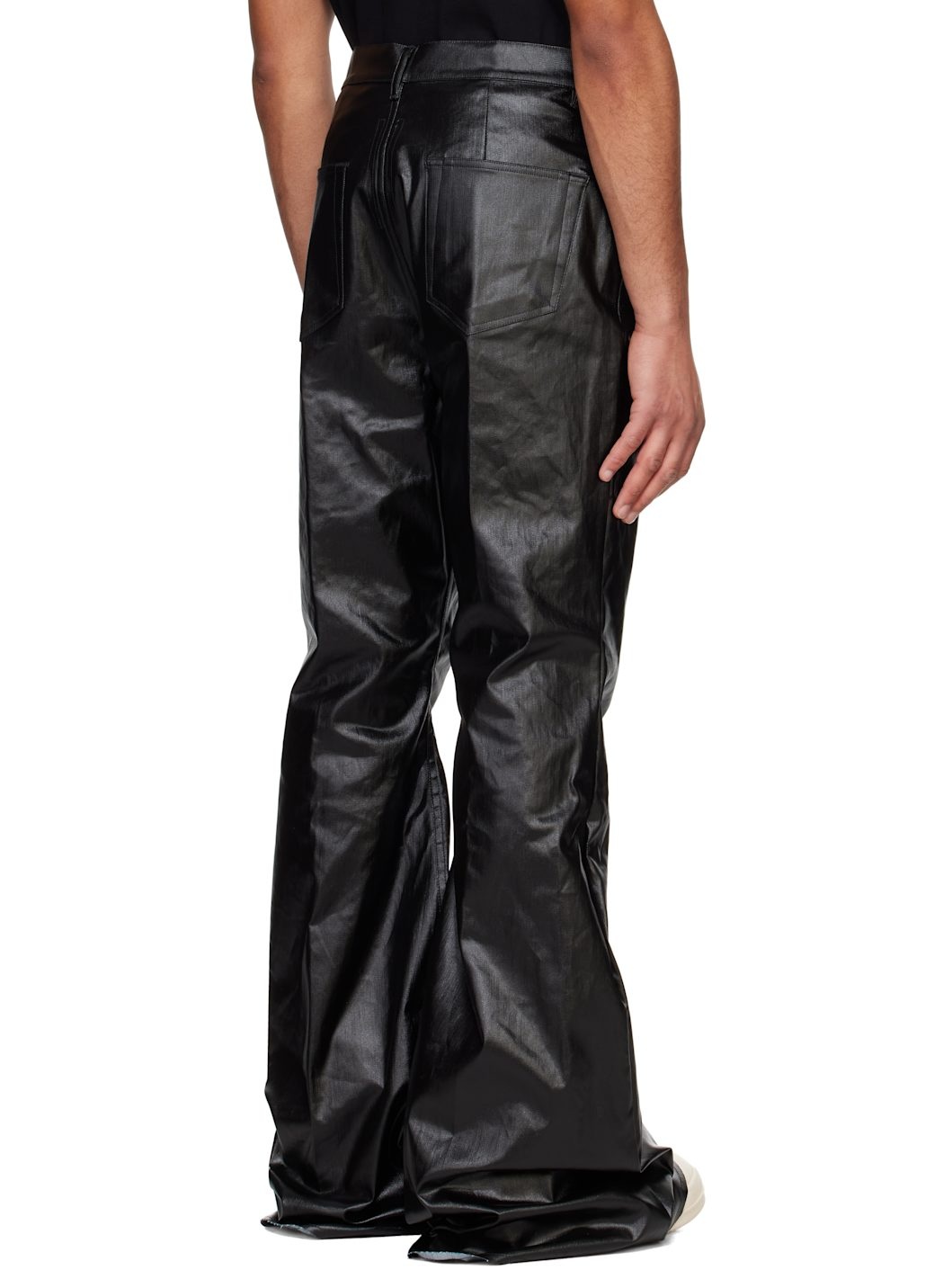 Black Hollywood Bolan Bootcut Jeans - 3